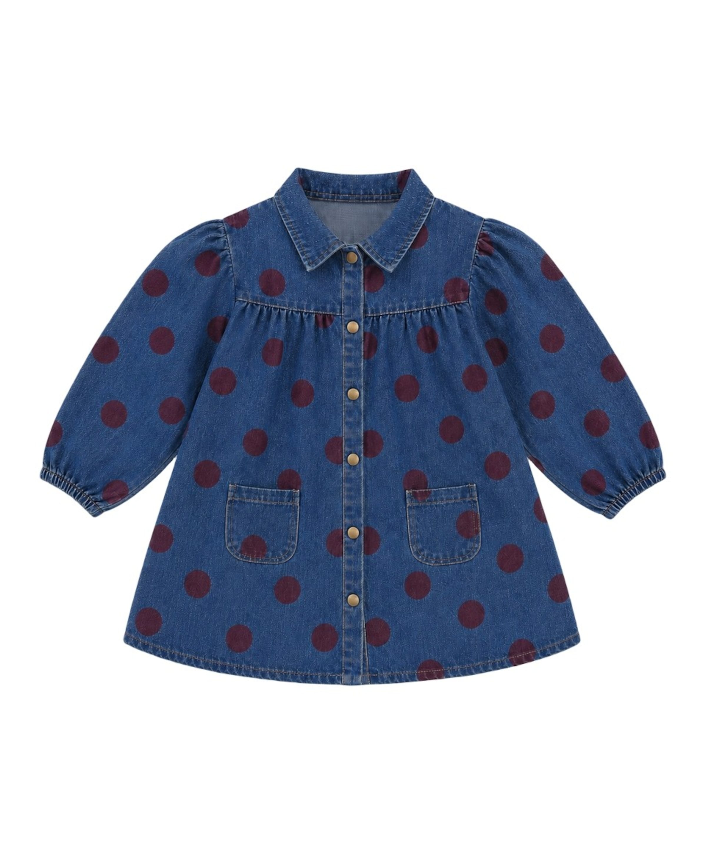 Meisjes jurk blauw