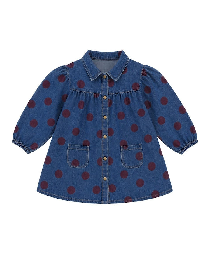 Meisjes jurk blauw