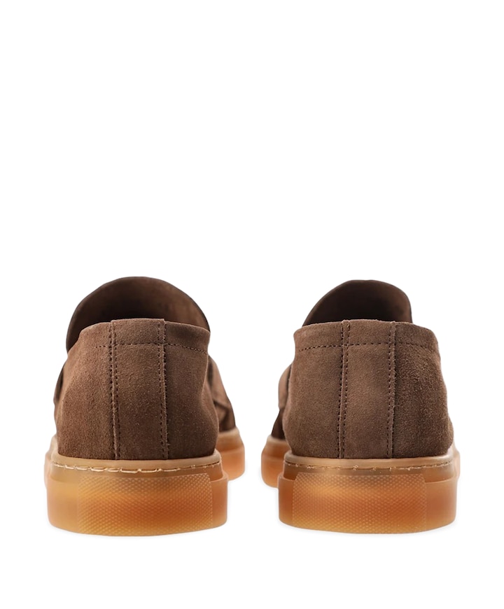 heren moccasins bruin