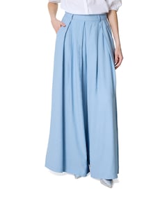 dames broek blauw