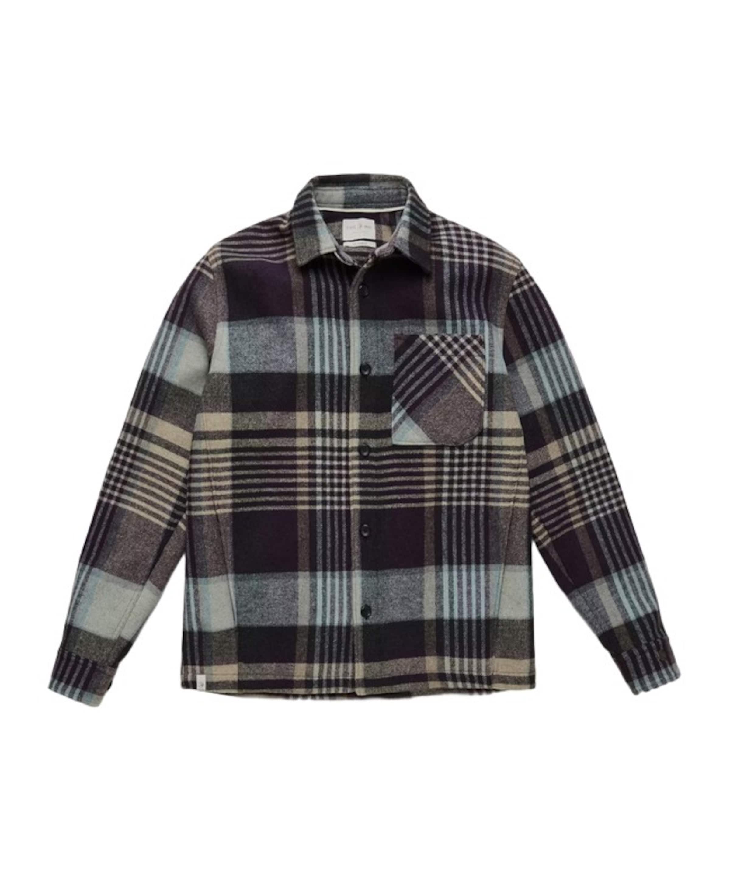 Heren overshirt blauw