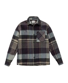 Heren overshirt blauw
