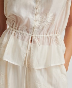 Dames top beige