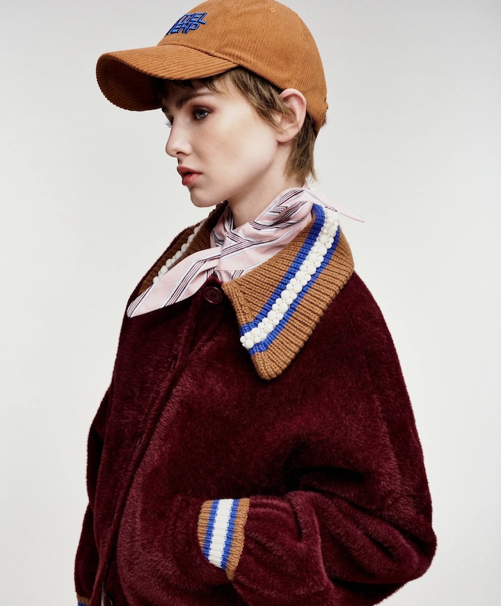 Dames cap beige