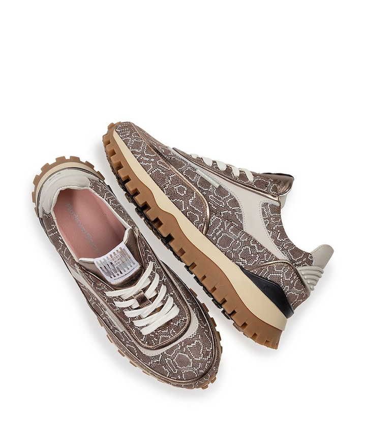 dames sneakers bruin