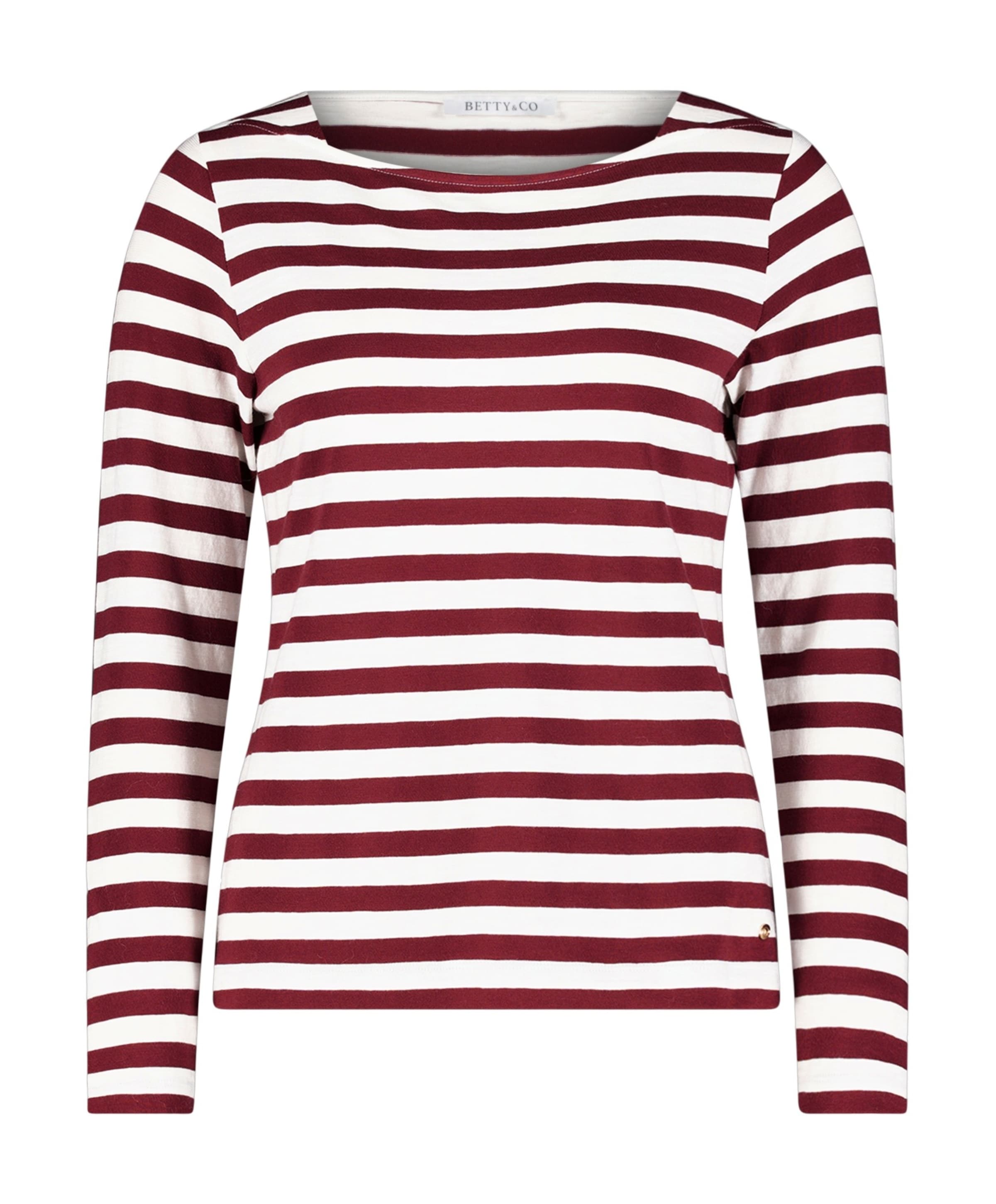 Dames longsleeve bordeaux