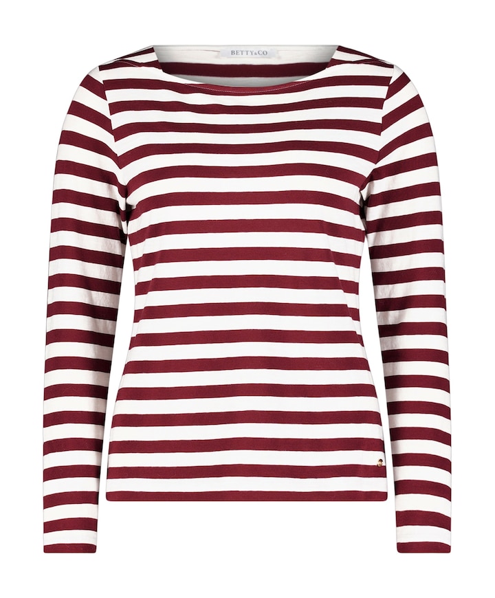 Dames longsleeve bordeaux