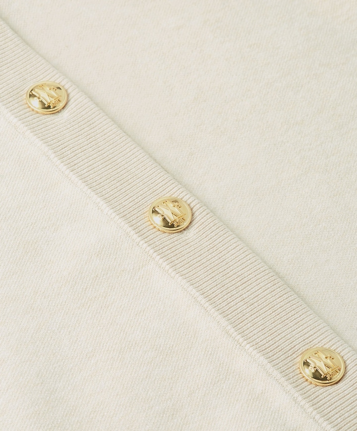 Dames vest ecru