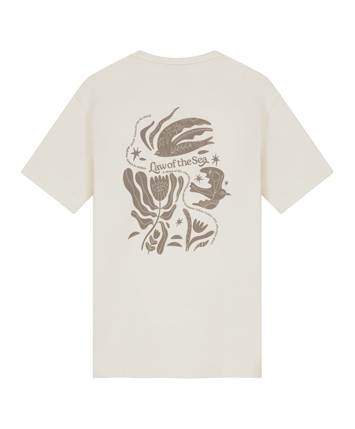 Heren T-shirt beige