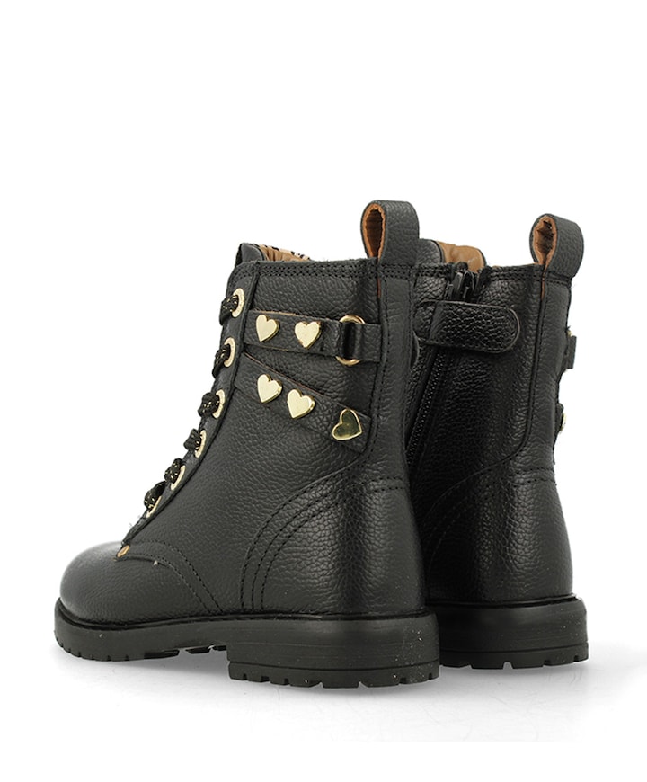 mid boot laces boots zwart