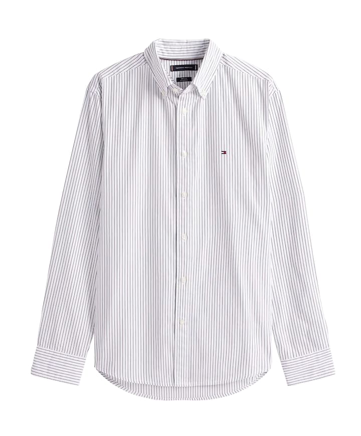 Heren overhemd lange mouw wit