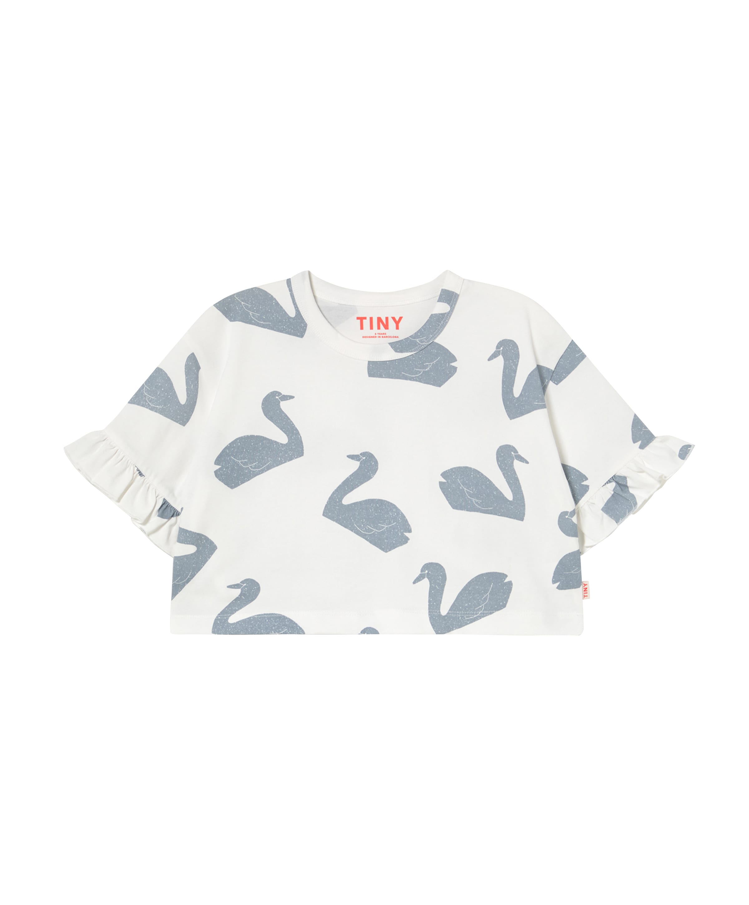 Meisjes T-shirt ecru