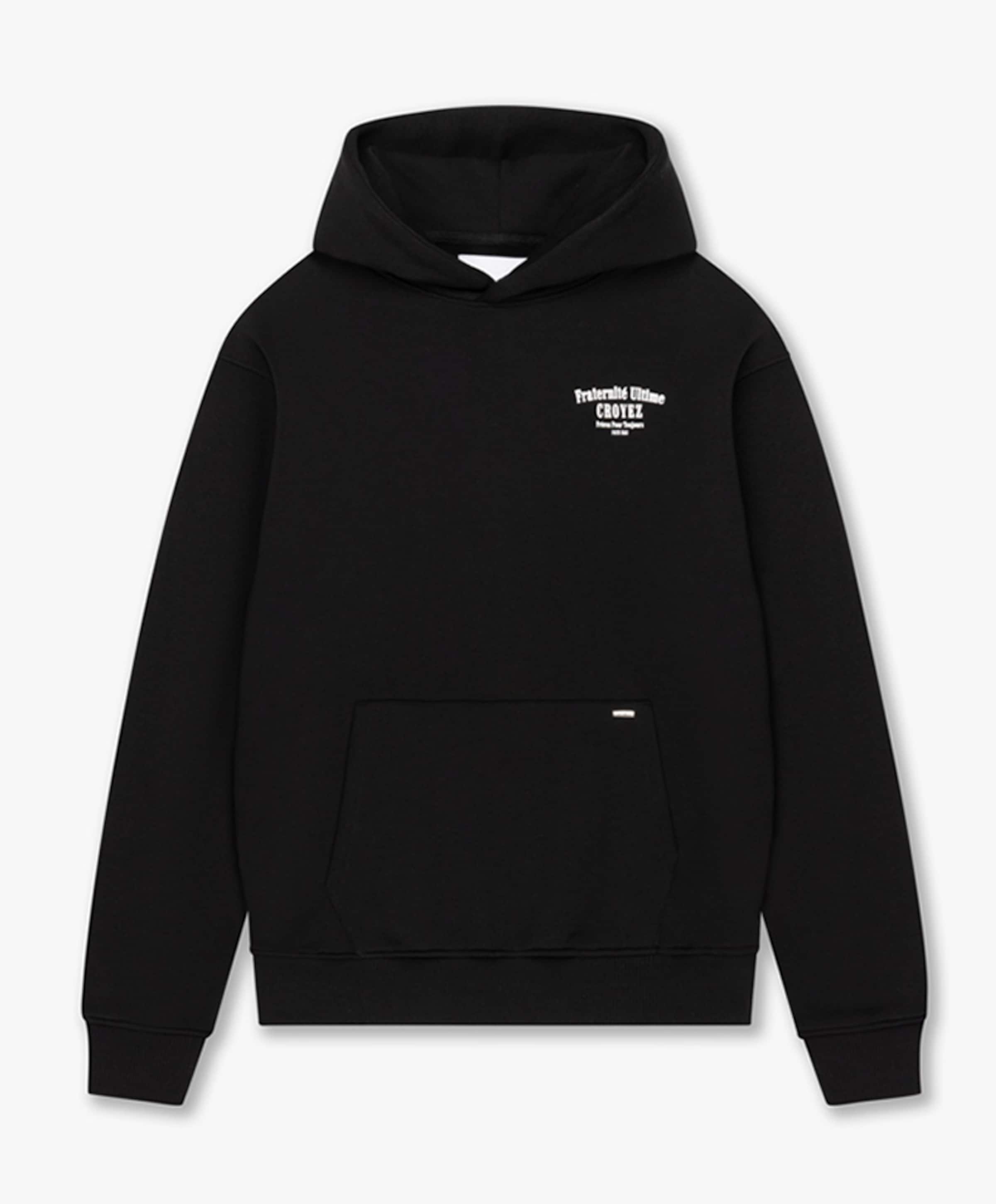 Heren hoodie zwart