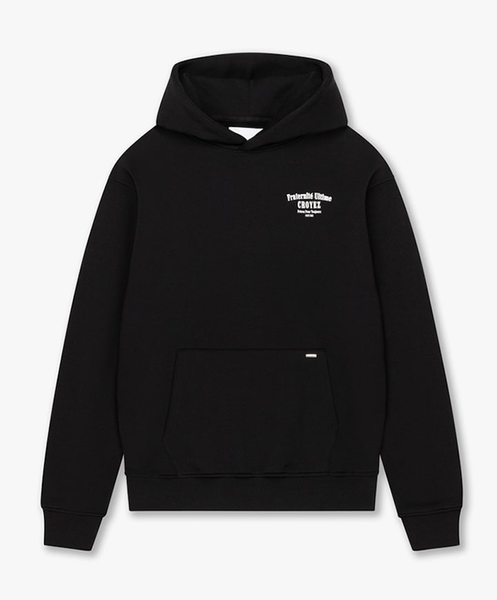 Heren hoodie zwart