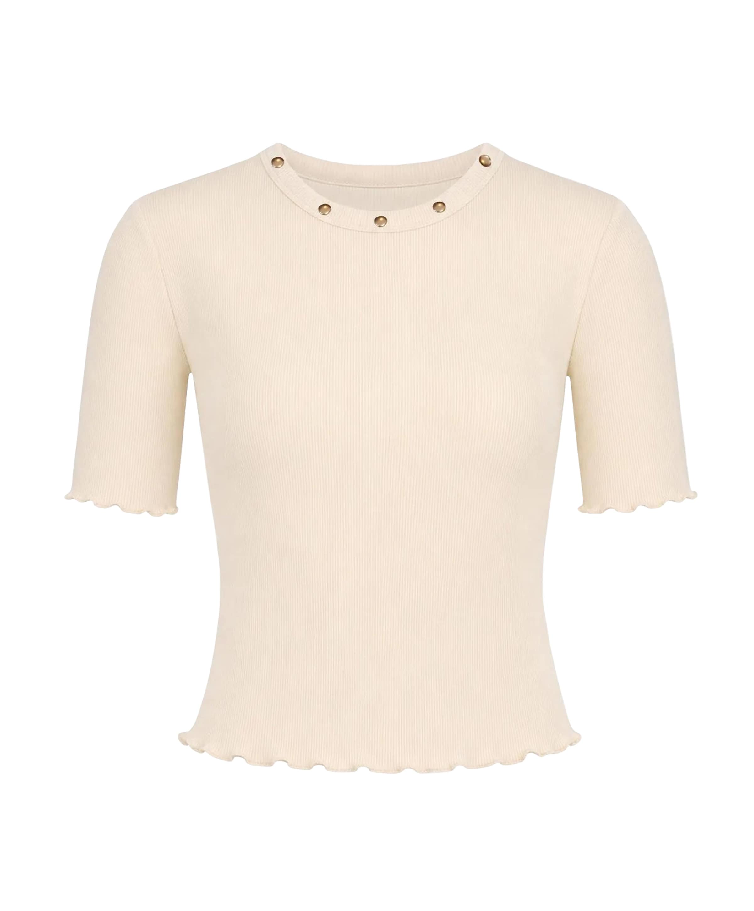 Meisjes T-shirt beige