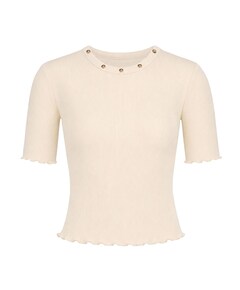 Meisjes T-shirt beige
