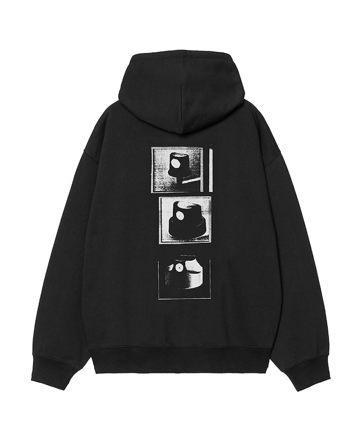 Heren hoodie zwart