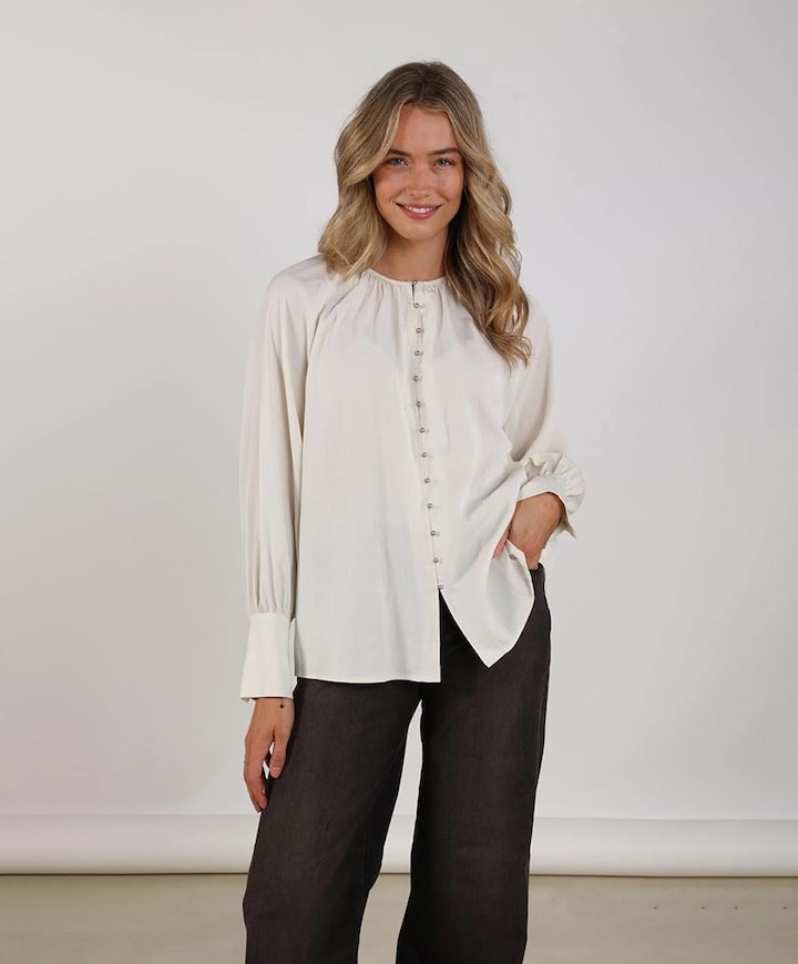 Dames blouse ecru