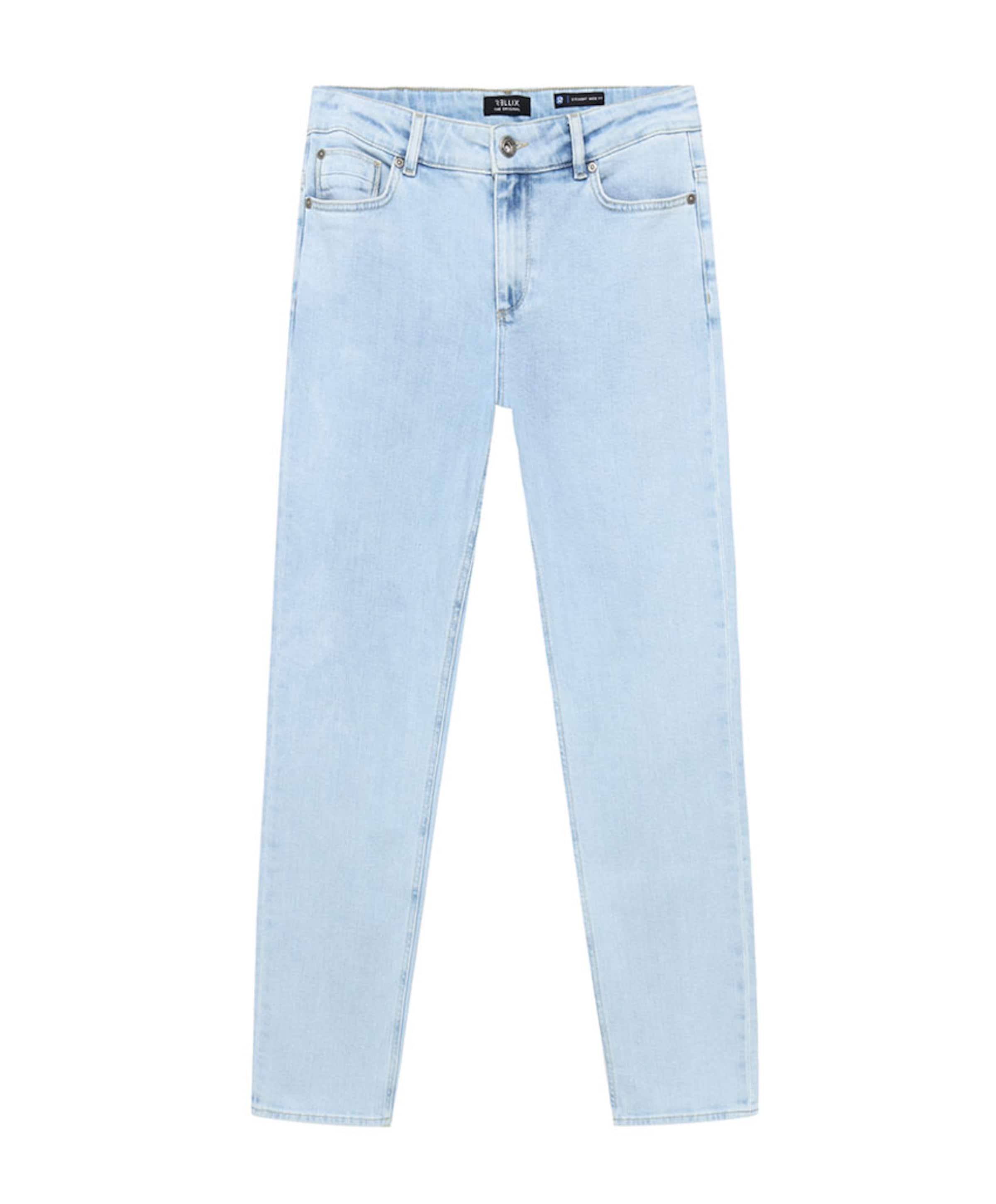 Straight Wide Fit jongens jeans blauw