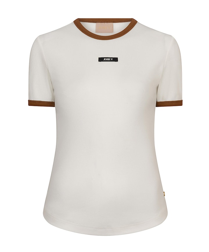 Dames T-shirt beige