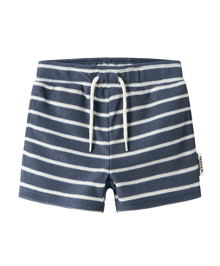 NMMFINTI NREG TERRY BOX jongens korte broek blauw