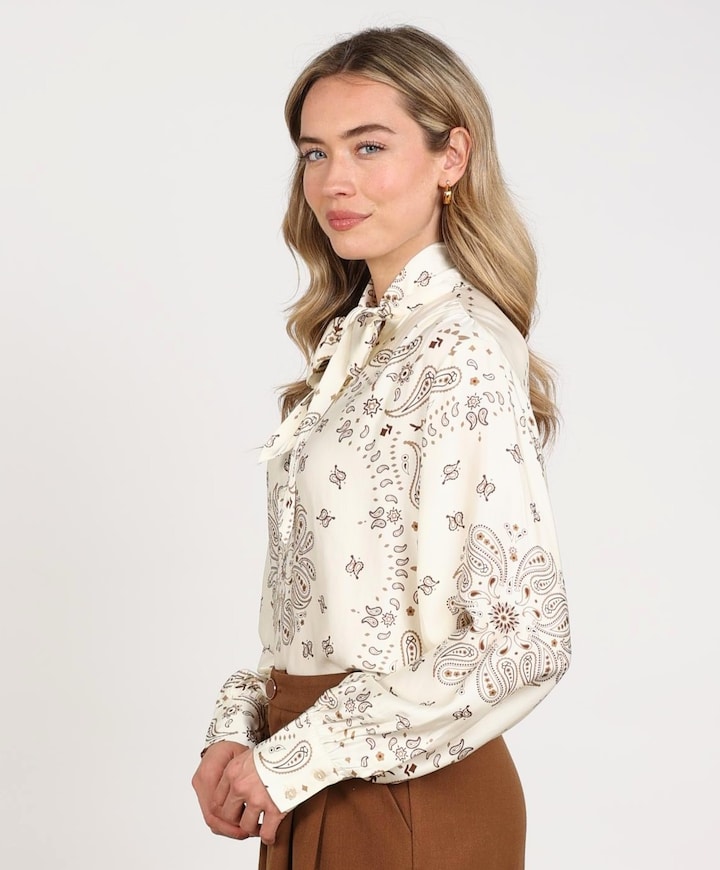 Dames blouse ecru