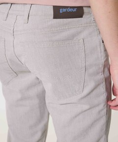 5-Pocket Modern Fit heren broek grijs