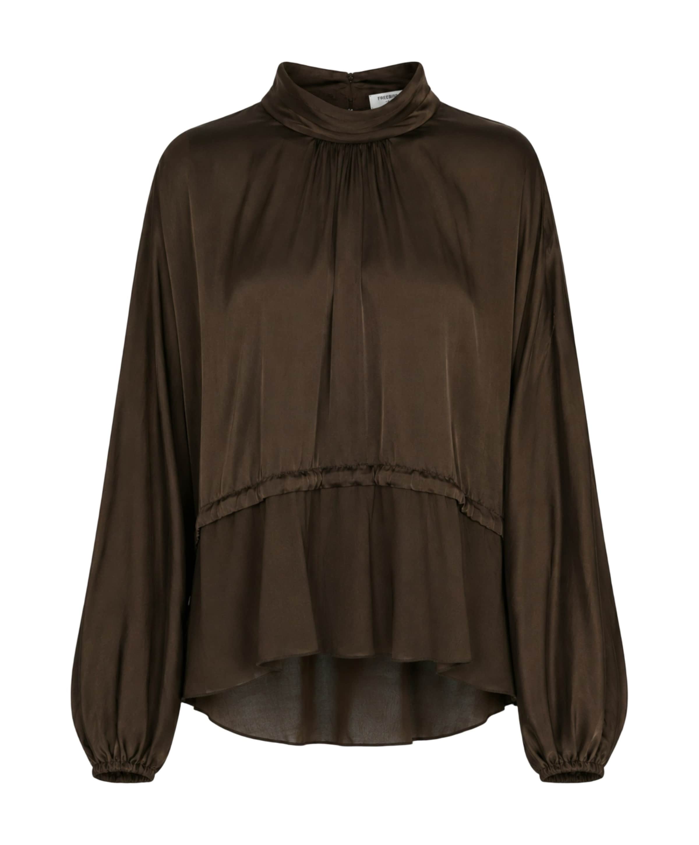Dames blouse bruin