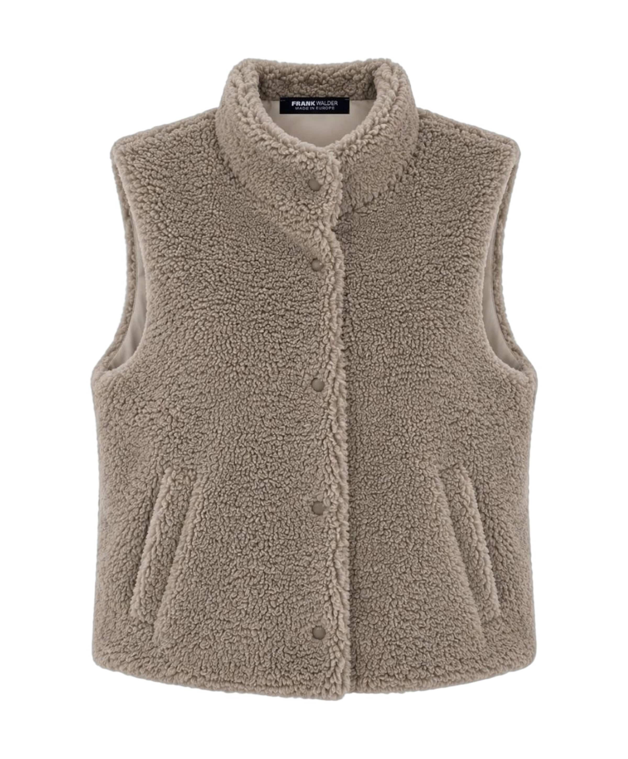 Dames gilet beige