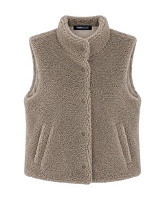 Dames gilet beige
