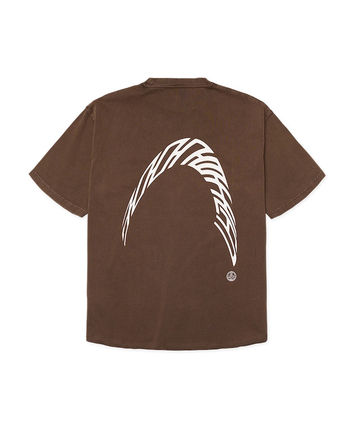 Heren T-shirt bruin