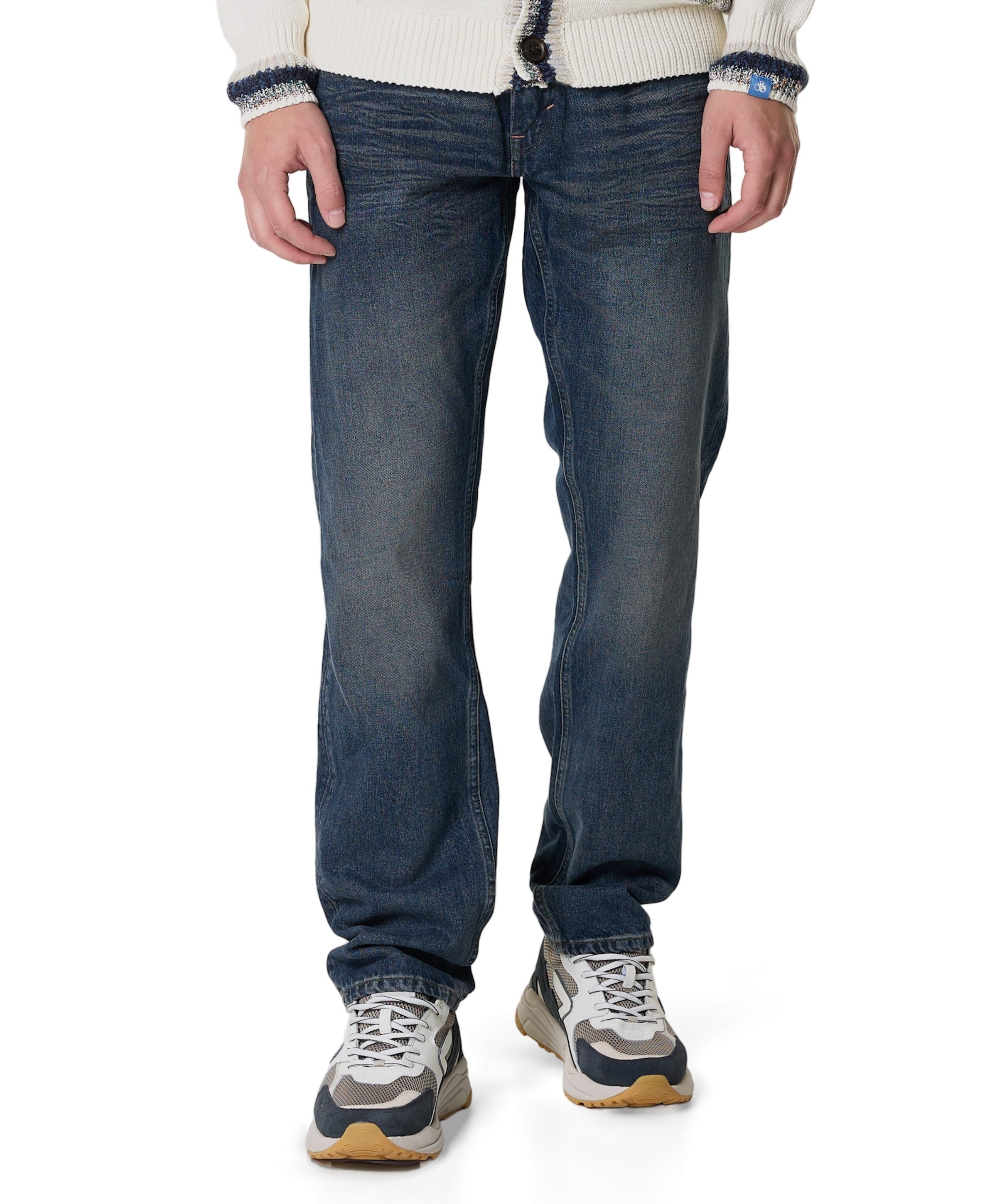 Regular leg heren jeans blauw