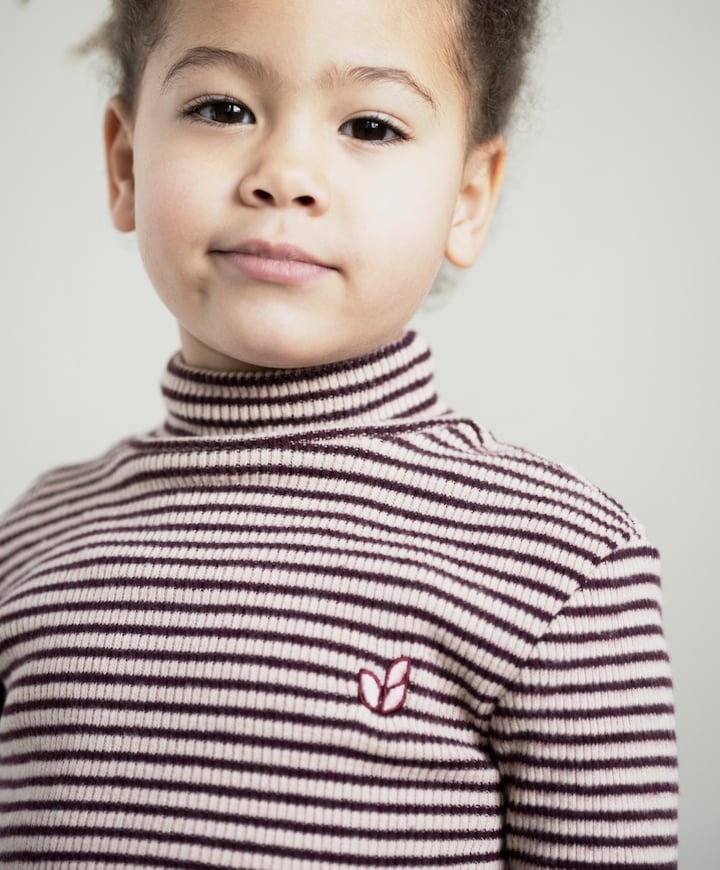 Meisjes longsleeve bordeaux