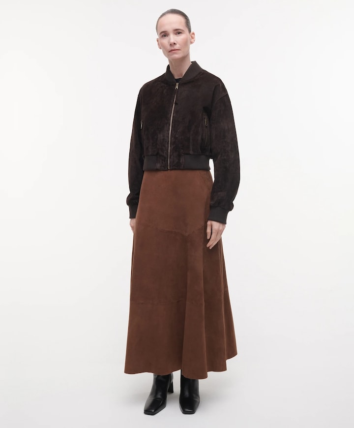 Dames rok bruin
