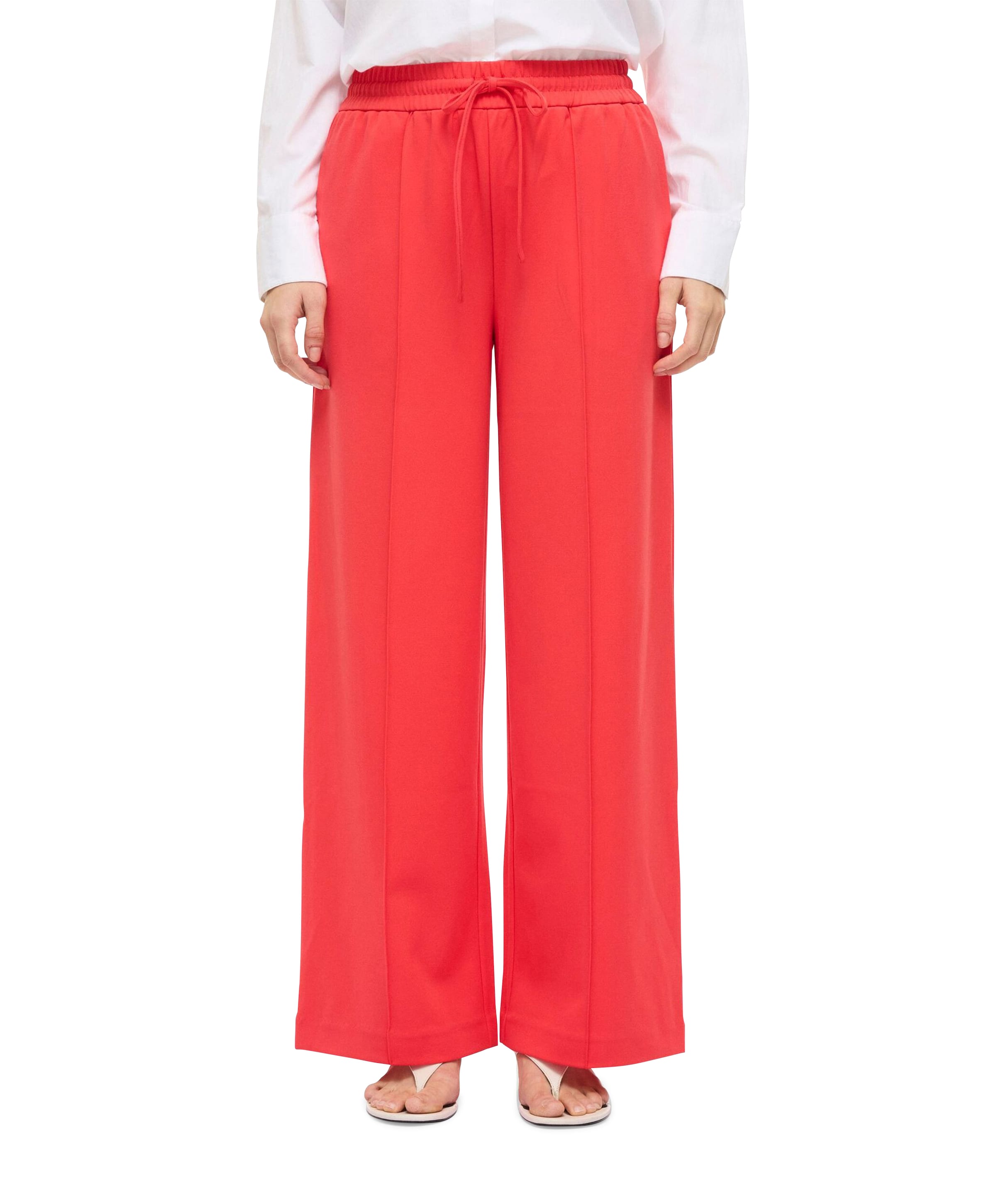 VICLUA HW WIDE PANTS-NOOS dames broek rood