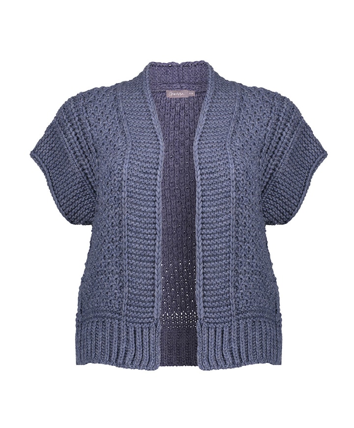 Dames vest blauw