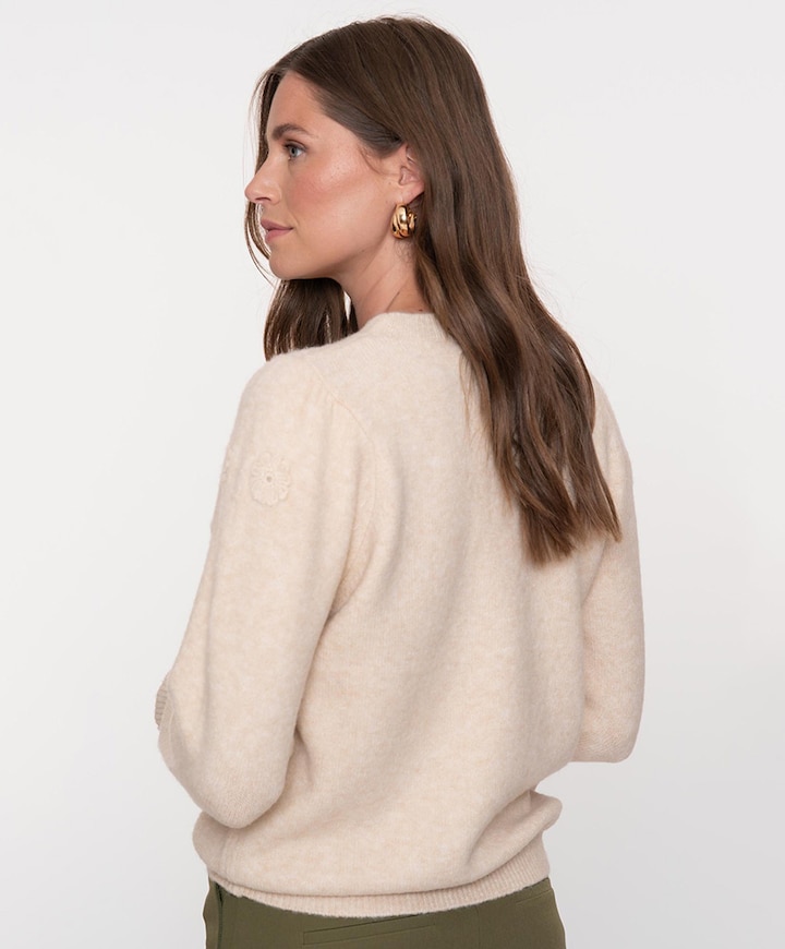Dames trui beige