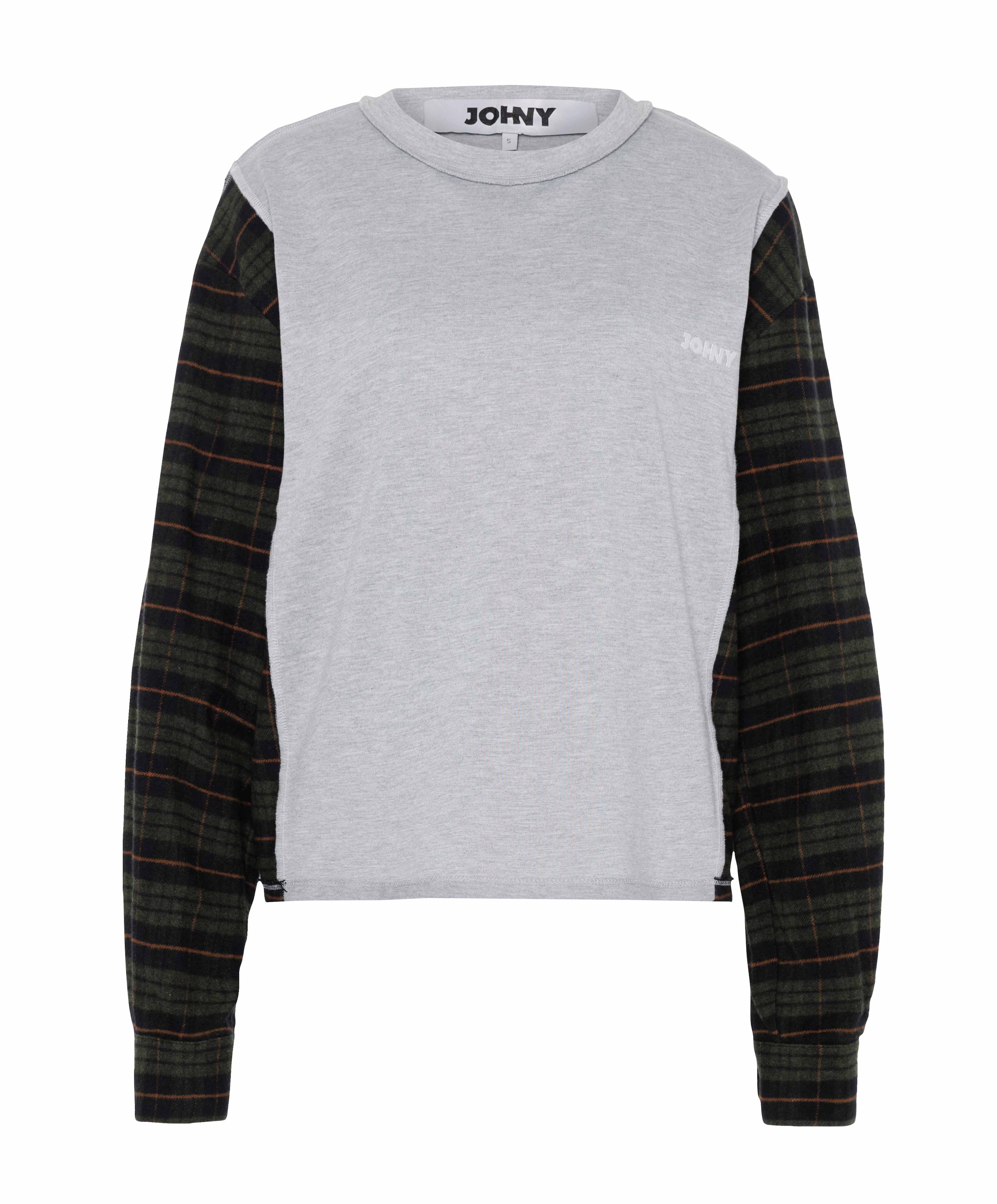 Dames longsleeve grijs