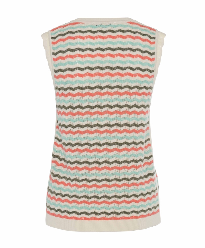 Dames top ecru