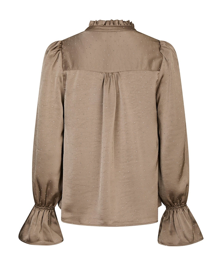 Dames blouse beige