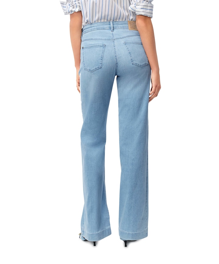 WIDE dames jeans blauw