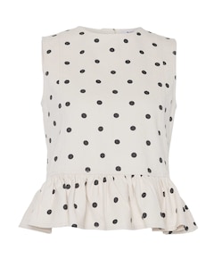 Dames top beige