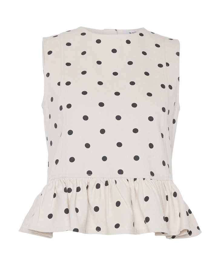 Dames top beige