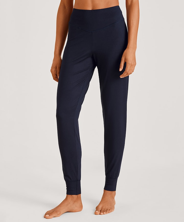 Dames pyjamabroek blauw