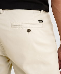 V65 DOBBY STRETCH PAKKET SH heren korte broek wit