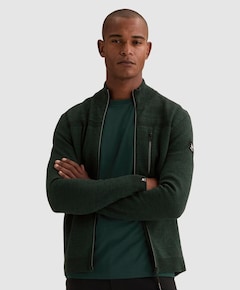 Heren vest groen