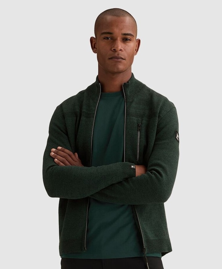 Heren vest groen