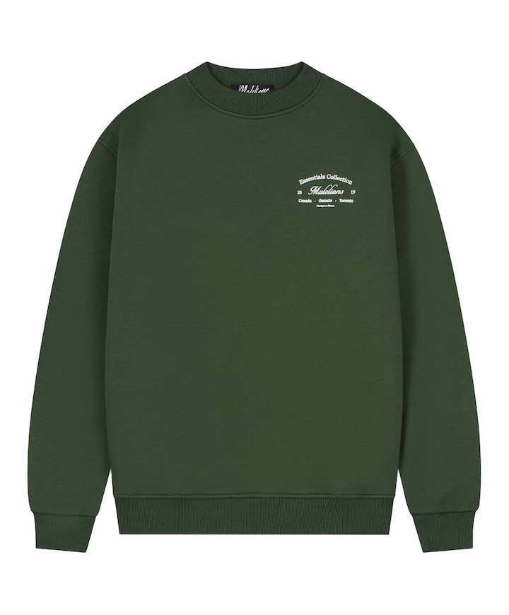Heren sweater groen