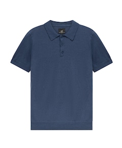 Heren polo blauw