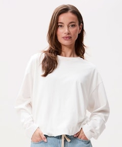 Dames longsleeve ecru